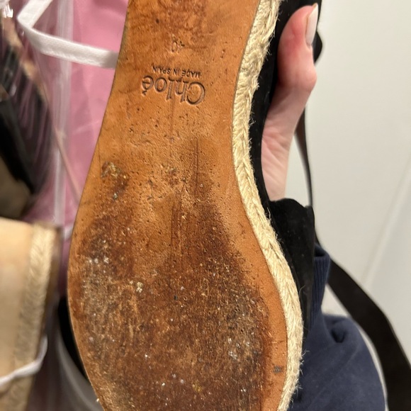 Chloe platform Lauren wedges black - Picture 3 of 3